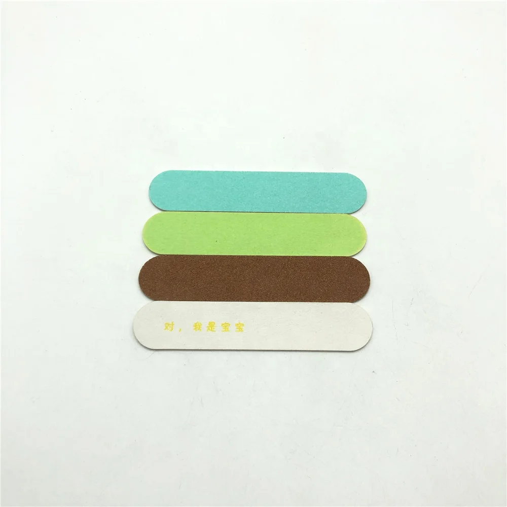 Disposable Small Nail File Colorful Christmas Mini Nail File