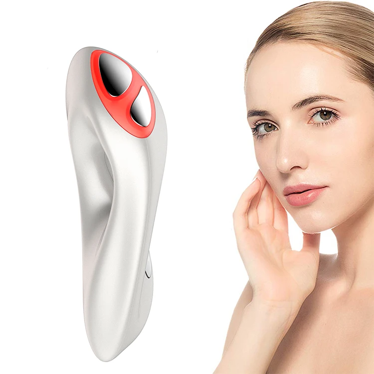 Handheld ems facial lifting skin tightening machine microcurrent facial toning device hot&cold face massager 2024