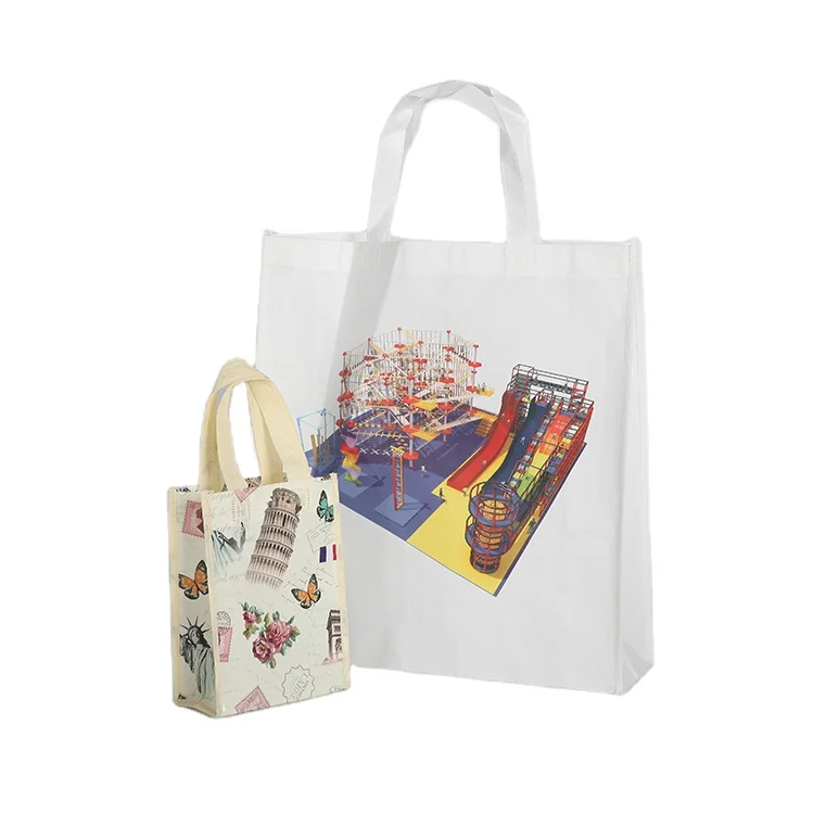 Factory hot sale cold holographic plastic Woven bags soft touch lamination film