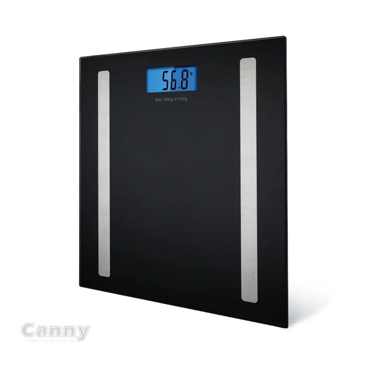 OEM 180KG Digital body Fat Analysis Human Body Weight Scale With Smart App