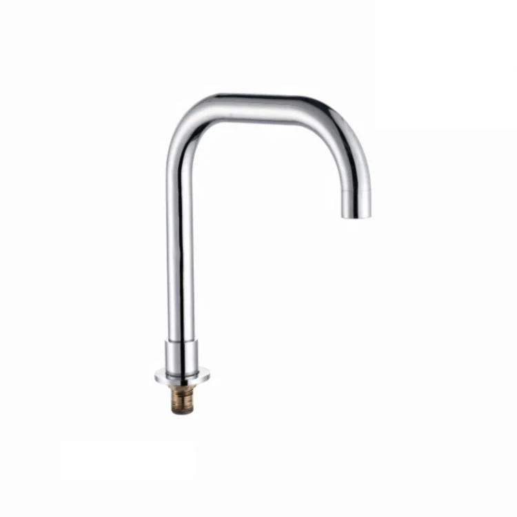 Manufacturer Deck Mounted brass long neck spout  bathtub faucet mixer shower faucets