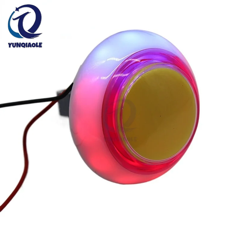 58mm Button Switch Rgb Colored Lights Prize Claw Button Program Controlled Horse Light Button