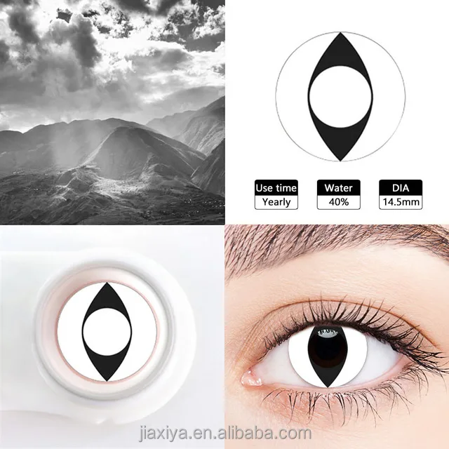 Cat Eye Series Colored Cosplay Contact Lenses Halloween Crazy Color Lens for eyes