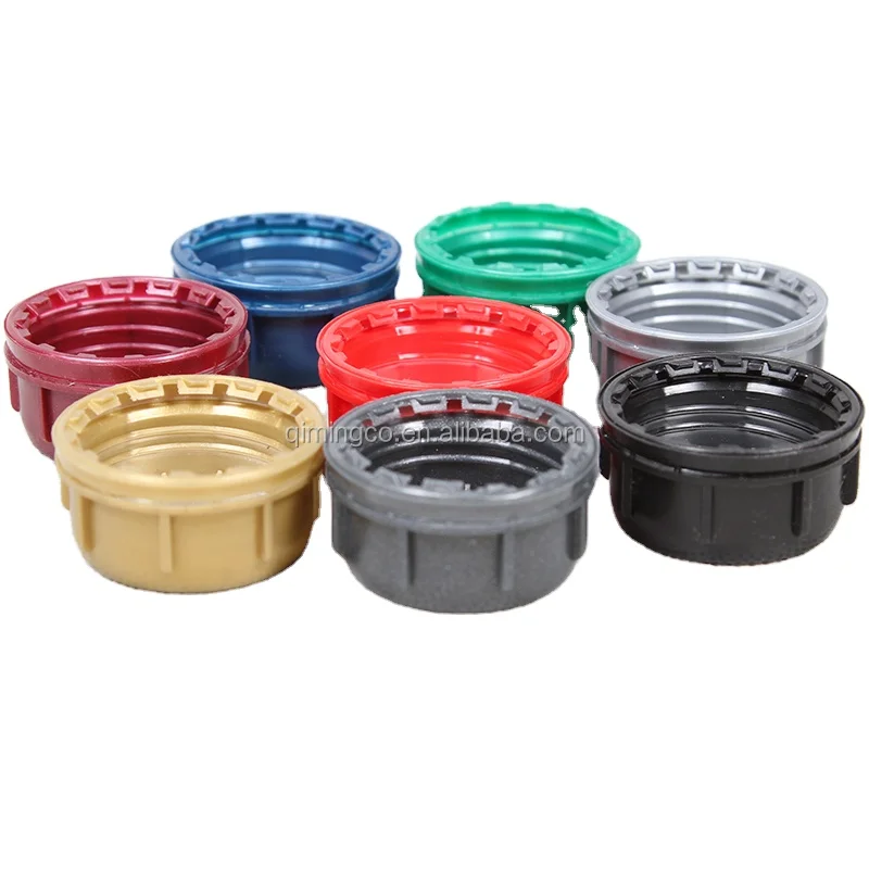 38 мм полиэтиленовый пластиковый винтовой колпачок для бутылок с уплотнением противоугонные крышки
