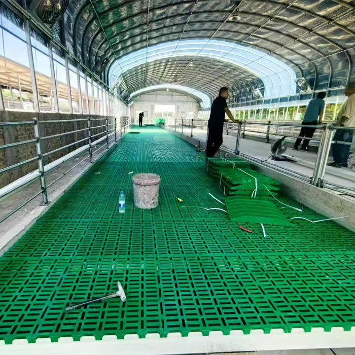 Goat shed house building Flooring Plastic material 1*0.6M size goat slate floor for sale