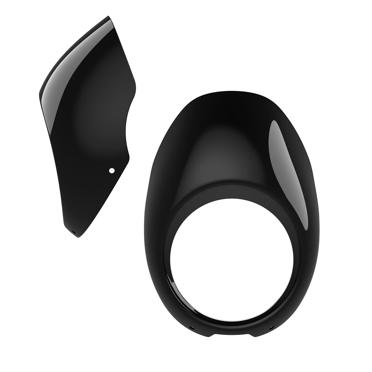 Motorcycle Round ABS Plastic Screen Headlight Fairing Windshield Cover Headlamp Front Cowl Fairing Cover For CFMOTO 450CL-C