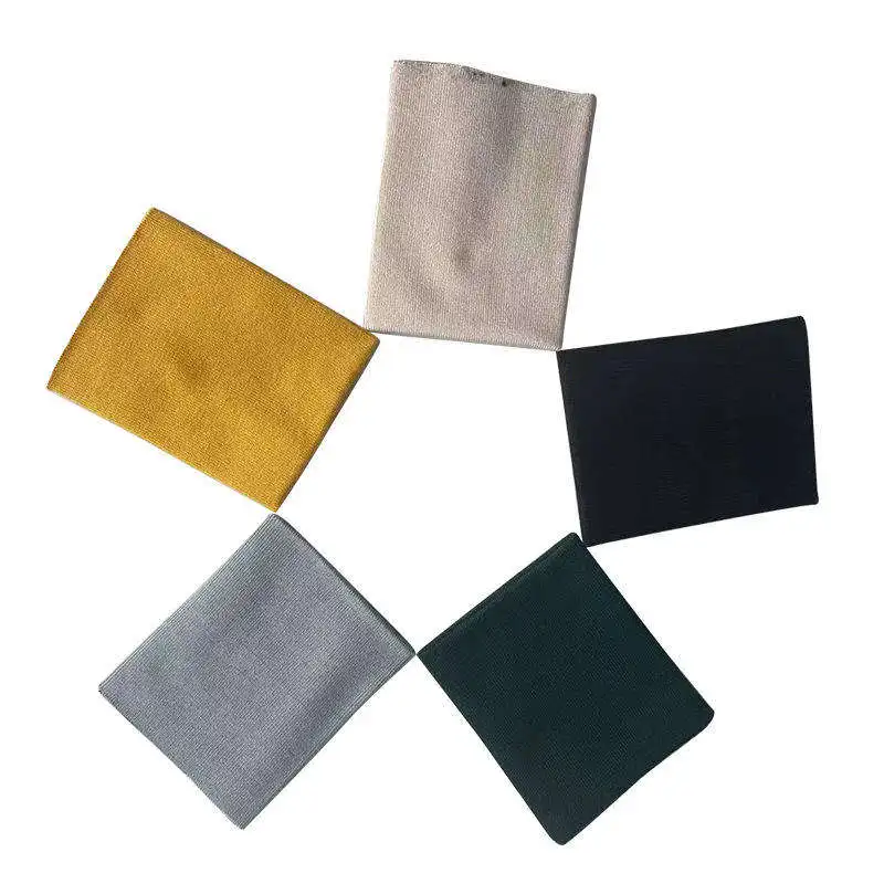 Cylindrical fine thread cuff 1*1 adult cotton rib knitted fabric cotton jacket down garment accessories rib cloth