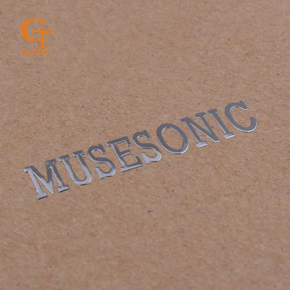 perfume , lipstick , Makeup bottle product custom brand company logo name stickers labels, die cut logo metal sticker