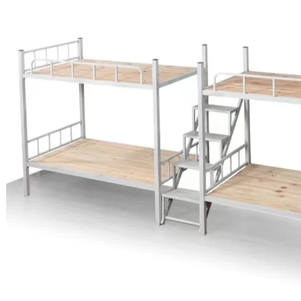 Горячая Распродажа, школьное общежитие, металлическая двухъярусная стальная деревянная двуспальная кровать