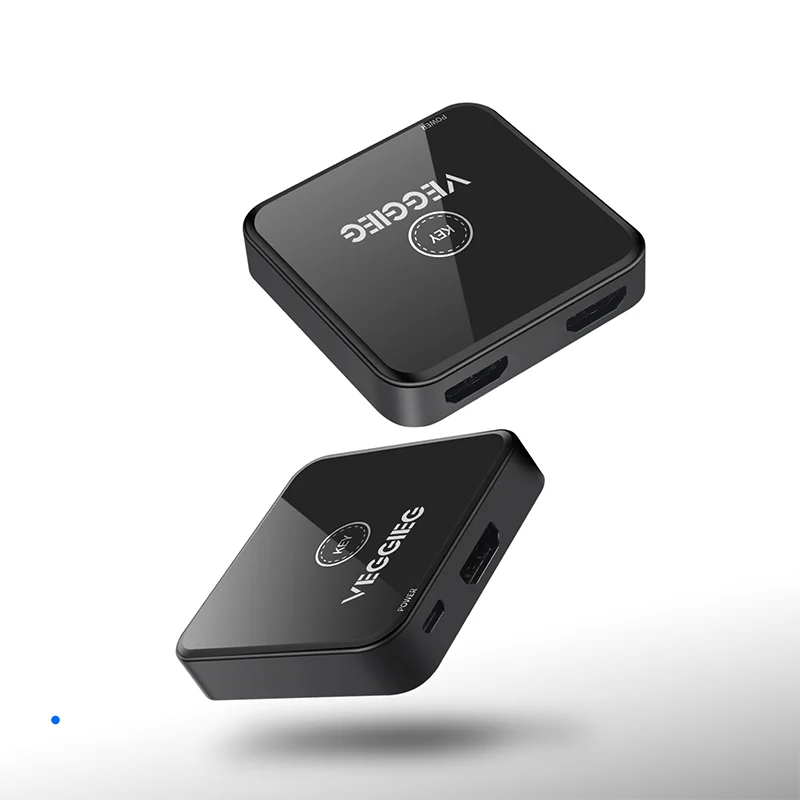 Двунаправленный переключатель HDMI, новый двойной 2-портовый 4K HDMI 2,0 двунаправленный 2x1 1x2 двухсторонний переключатель, разветвитель 1/2 HDMI, портативный вход