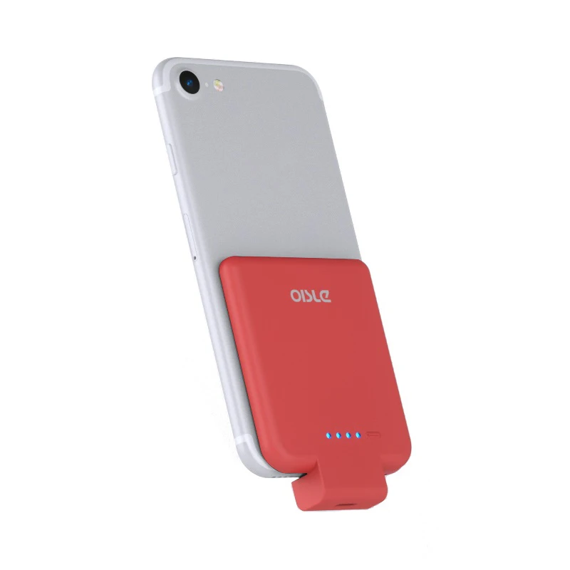 OISLE Best portable phone charger small power bank 2800mah battery case for iphone 7/8/11/x/xr