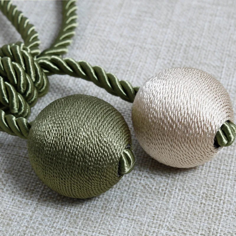 New type of curtain bandage no punching installation curtain buckle fashion modern curtain binding rope