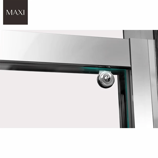 
Luxury sliding door tempered clear glass shower cubicle screen MX-13032K 