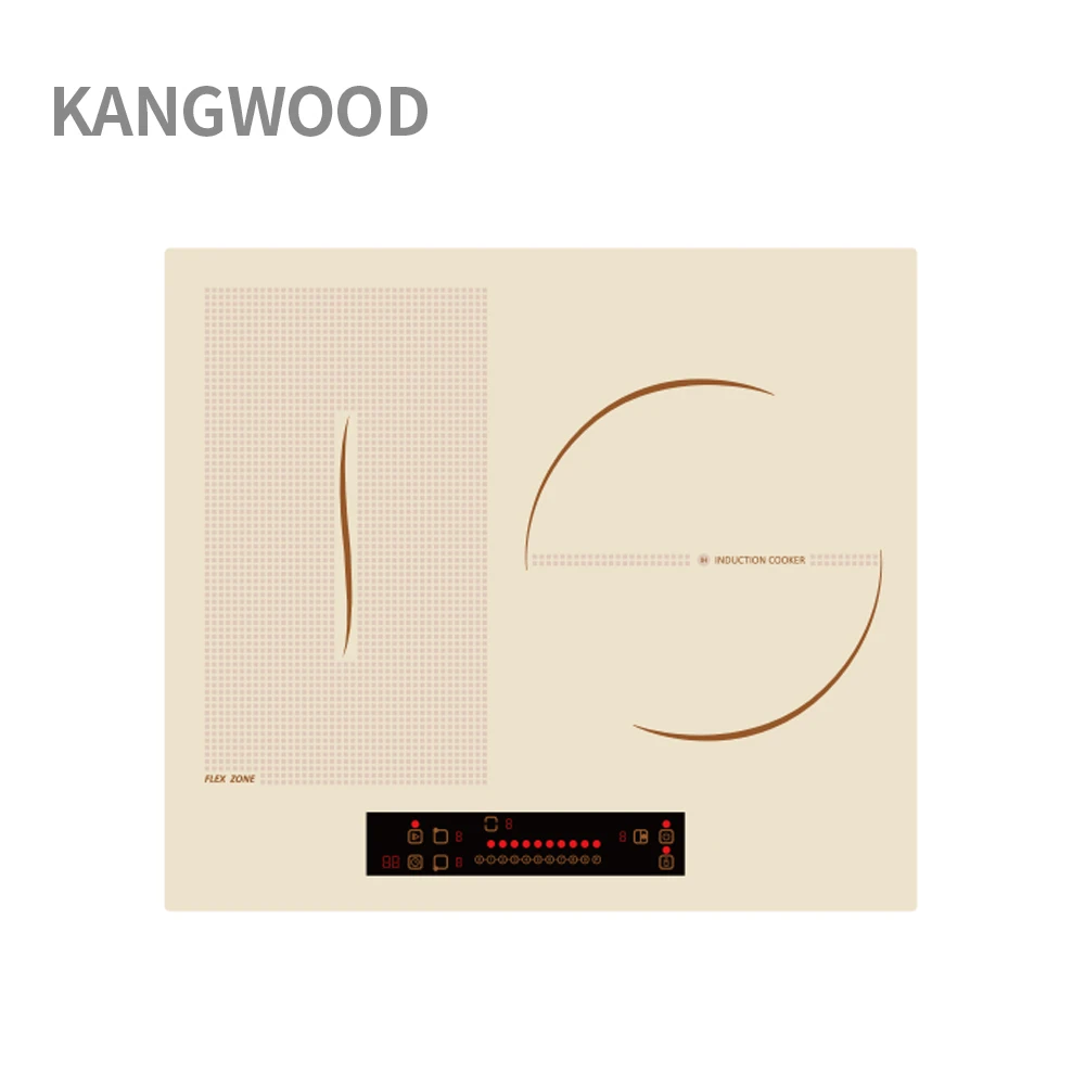 3 Burner Free zone built-in hob induction hob