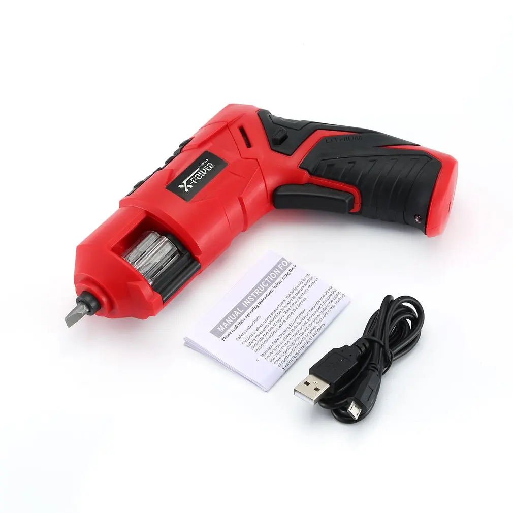 X-POWER KCS625-Z6B 3 6 V Беспроводная отвертка с литиевой батареей электрические мощные инструменты держателем для