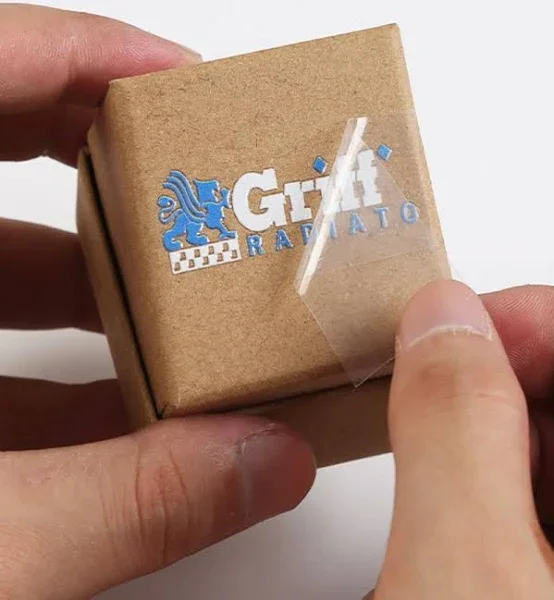 Custom 3D Foil DTF Vinyl Gold Transfer Stickers Waterproof UV Logo for Cosmetic Brand Custom Design with Embossed Surface Finish