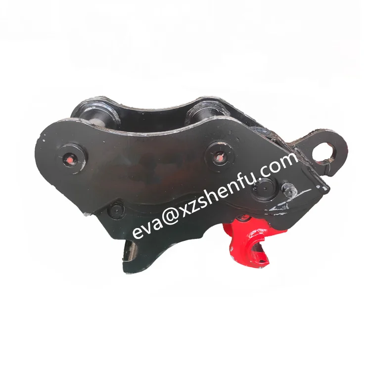 Hydraulic quick coupler for mini excavators