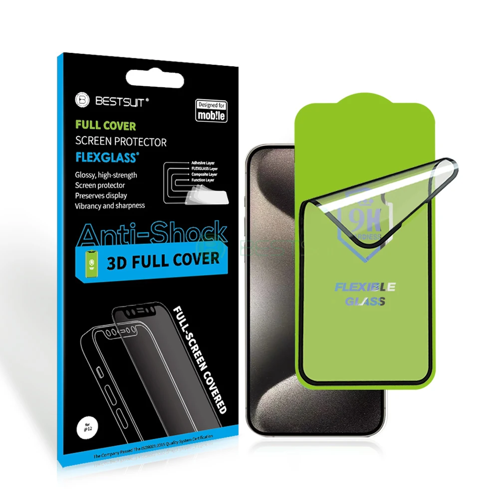 9H Nano Flexible Tempered Glass Film for iPhone 15 Pro Max 2.5D Explosion-proof protector for samsung s22 s22 plus s22 ultra