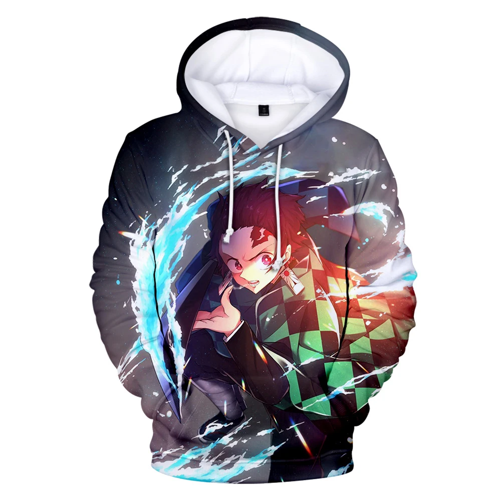 Fitspi Anime Kimetsu No Yaiba 3d Hoodies Sweatshirts Men Women Harajuku Sweatshirts Boys Girls Tracksuits Clothes