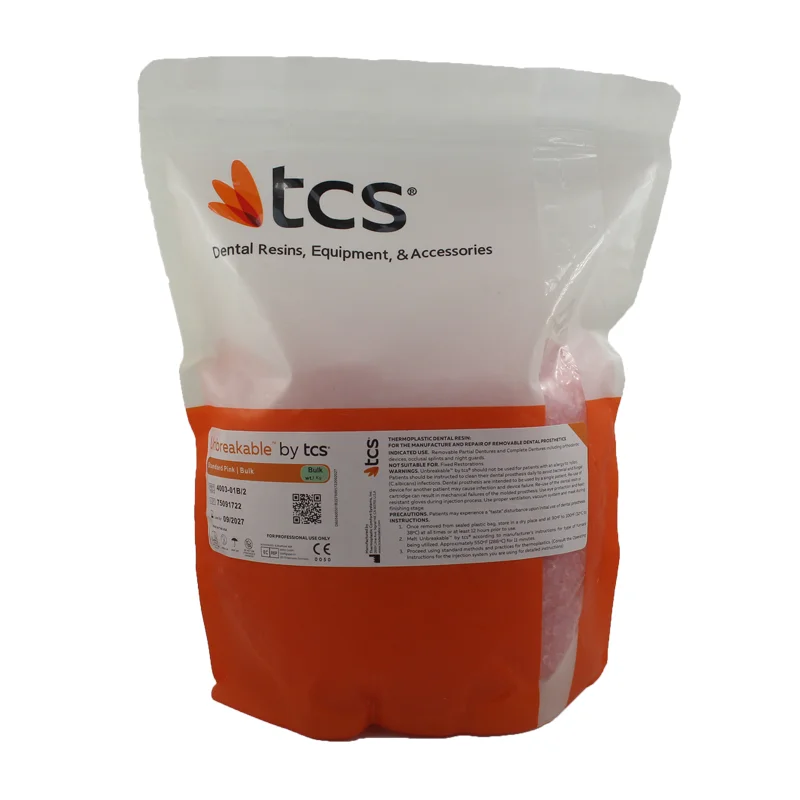 Pink TCS Thermoplastic resin for dental lab removable denture restoration base gingival shade material