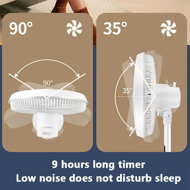 Factory wholesale electric fans, household 16 inch floor fans, powerful office dormitory stereo fans