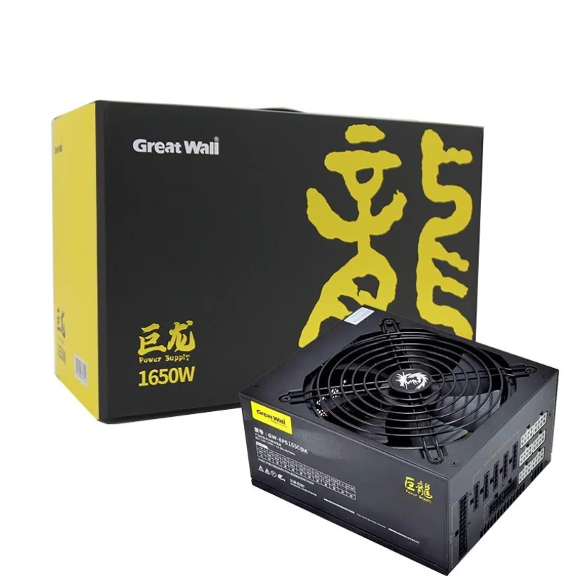 
1650W PSU 80 Plus EER>91% GreatWal 1650 power supply 6 8 GPU mining rig power supply 