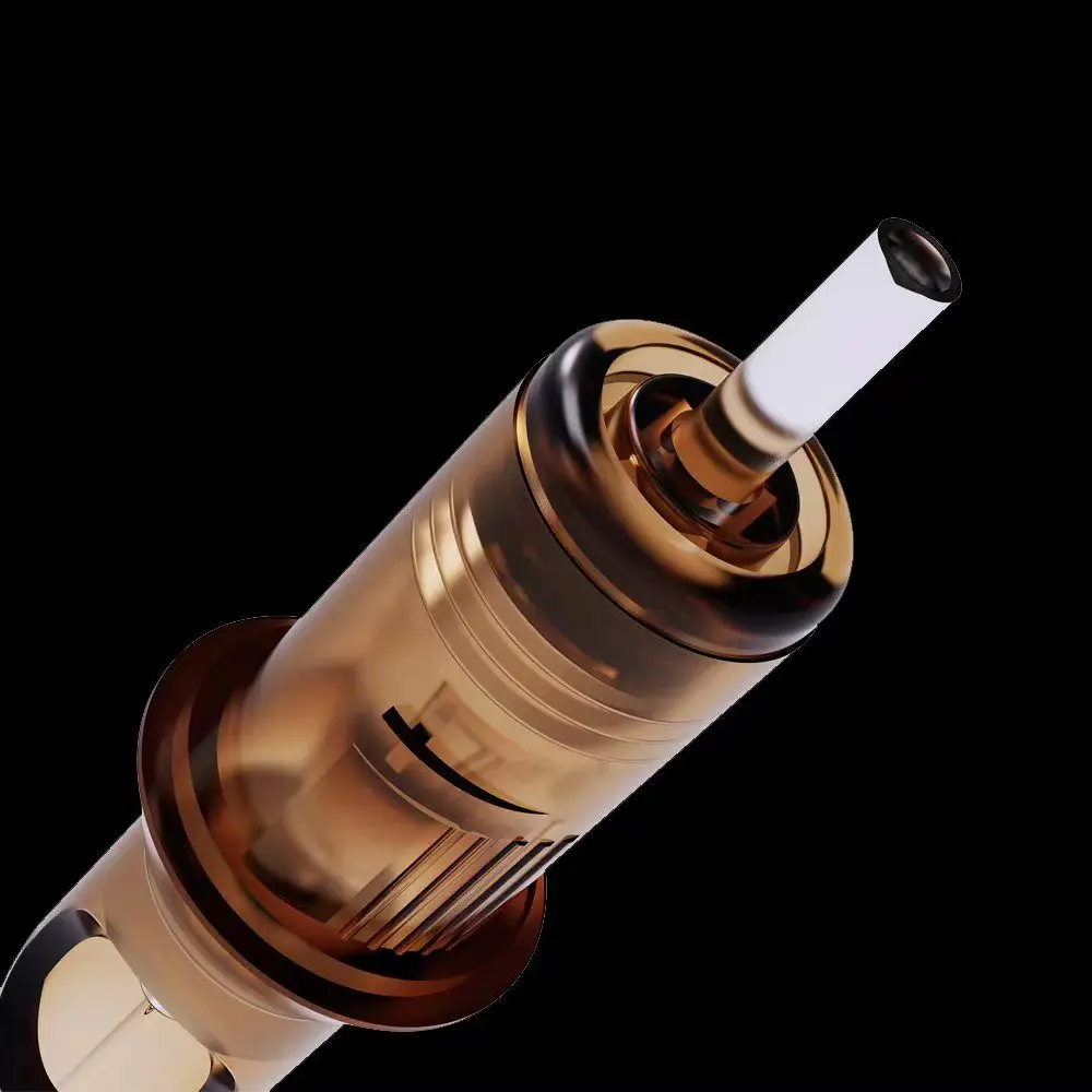 Bronc 2022 Popular Transparent cartridge needle Tattoo Premium Permanent Eyebrow Lips Makeup Tattoo Needles