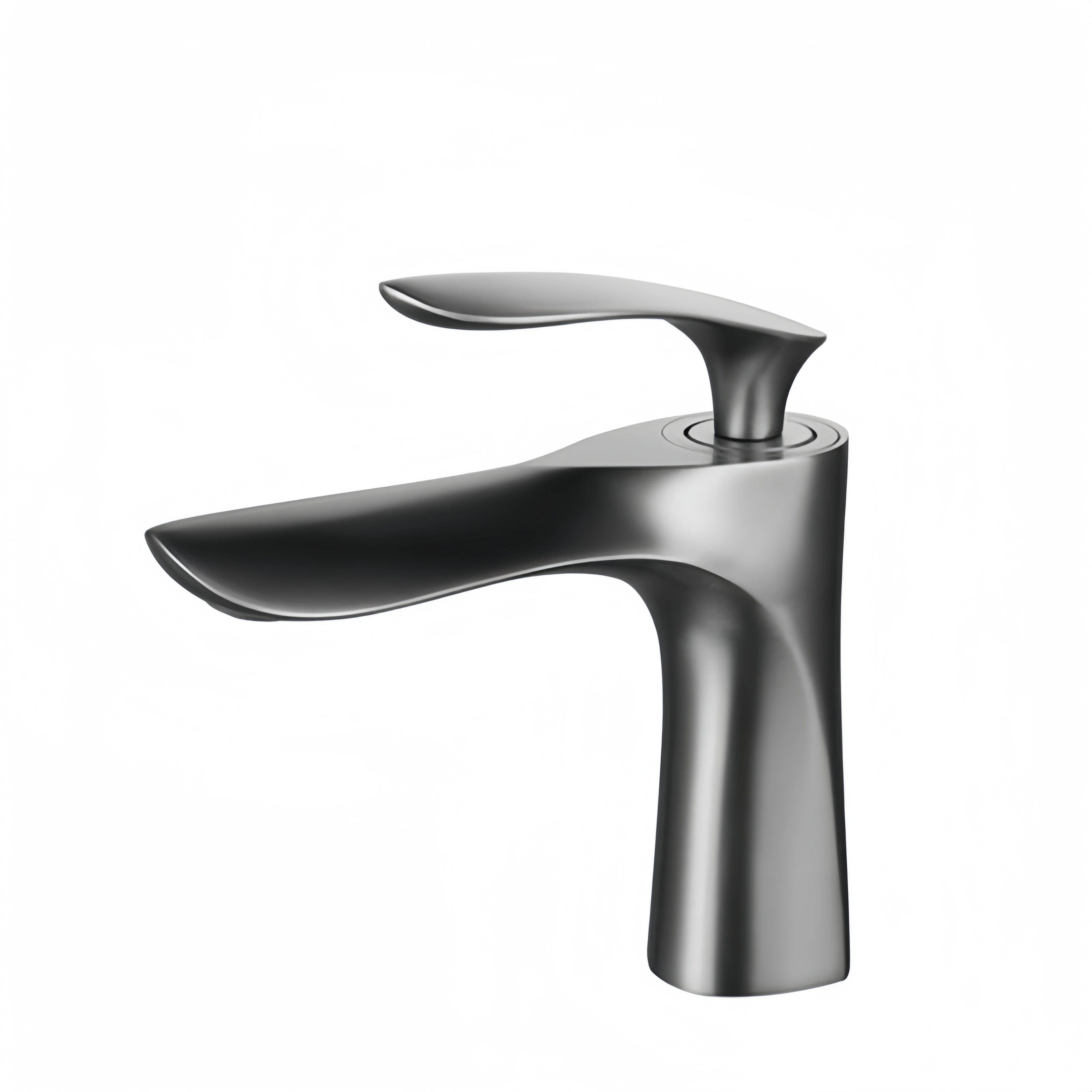 Luxury Single Handle Zinc Tap Water Saving Plumbing Fixture Chrome Basin Faucet Mixer Brass Taps Bathroom Faucet