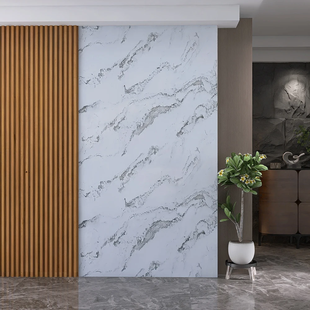 Pvc Uv Marble Sheet Marble Effect Pvc Panels Panel Indoor Protective Wall UV Marble Wall Panels With Best Quality