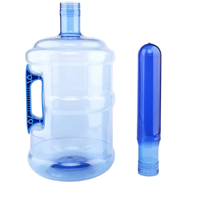 Бесплатный образец 18 мм-55 мм размер шеи 650 г 700 750 19 л 20 5 галлонов ПЭТ Пластиковая заготовка для бутылки