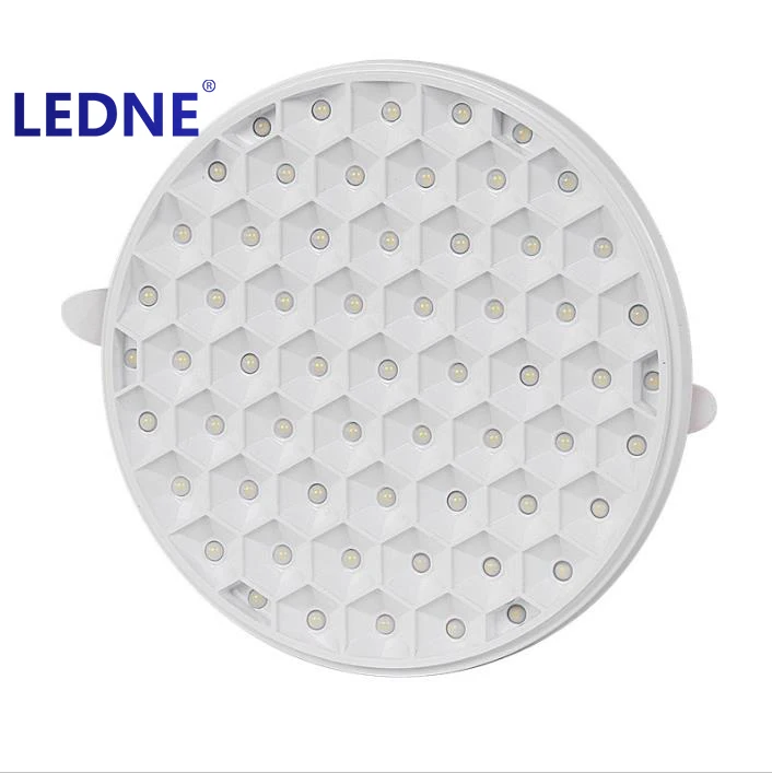 New honeycomb LED panel lamp high-efficiency disc ceiling light concealed free opening indoor light eye protection panel light