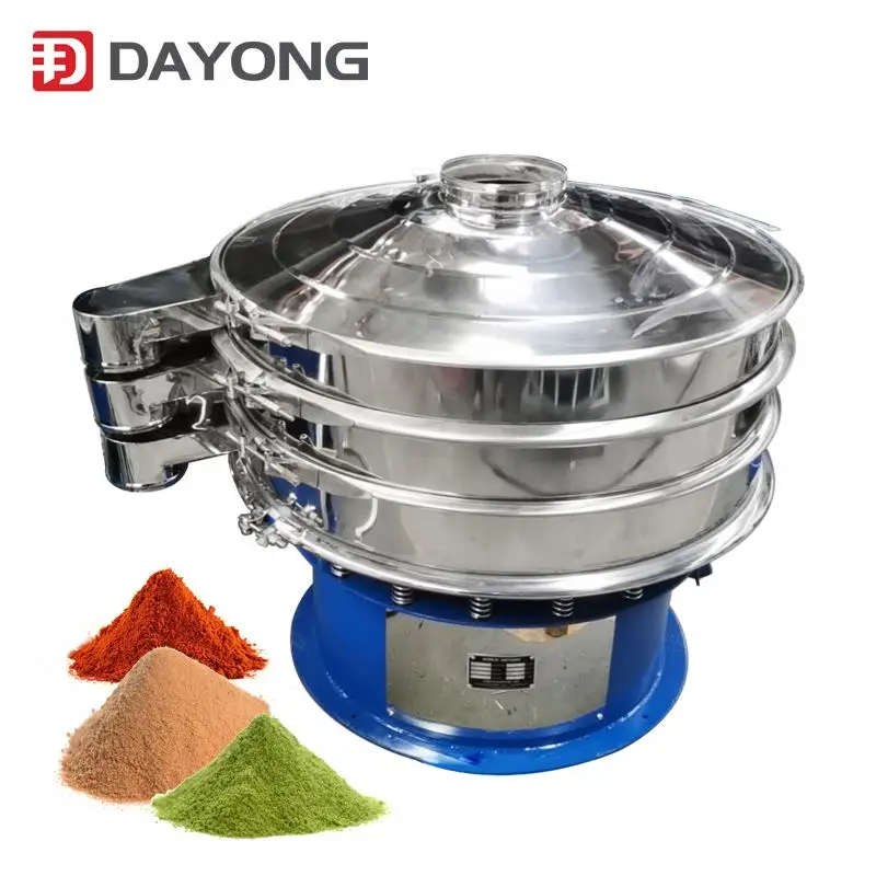 Factory Screening Circular Sieve Shaker Sand Gravel Separator Machine Flour Powder Vibrating Screen