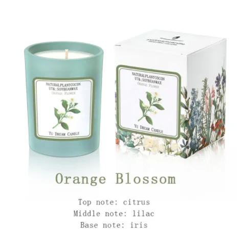 Professional Unique Style Aromatic Scented Candle Free of Smoke Low Carbon Home Decoration Aromatherapy Soy Wax Pillar
