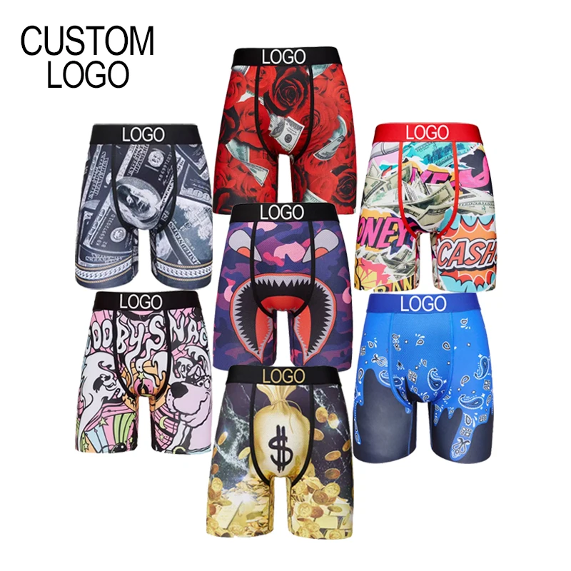 2024 Custom New Shorts Printed Casual Underwear For Men Plus Size Boxers Briefs Boxer Short High Quality Briefs Boxers wholesale