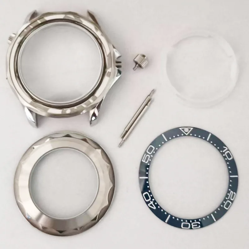 316 Stainless Steel 40MM Case, Dial, Hands Combination Accessories Set Compatible With 2813 and 8215 Movements