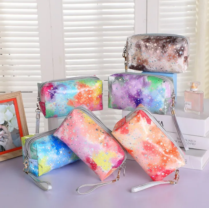 New Stock Factory Star Women Ladies Toiletry Travel Makeup Pouch Bag Cosmetic Bags Cases