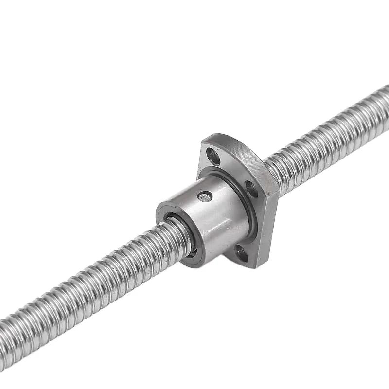 rotating ballscrew with motor mini micro ball screw with nut lead screw lishui bearing whosale