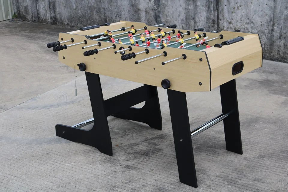 4ft Indoor Soccer Table Factory Wholesale Space-Saver Stand for Teen Play Soccer Tables for Enhanced Game Experience