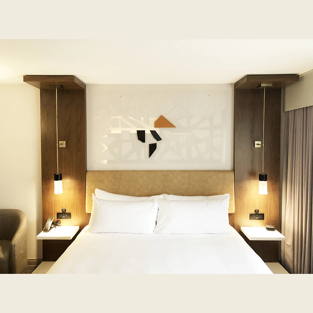 
Newest Modern Style Custom Headboard Luxury Marriott Hotel Bedroom Furniture Set 