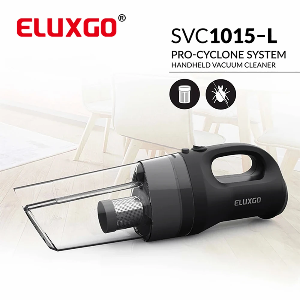 ELUXGO Wireless Carpet Cleaning Machine Smart Home Appliances Vacuum Cleaner for Car SVC1015-L