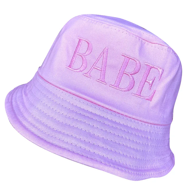 Bachelorette Party wedding bride fishermen cap cotton fix BRIDE BABE embroidery custom bucket hat