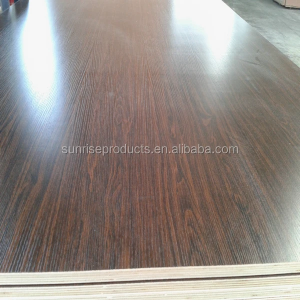 Sunrise playwood price 18mm melamine laminated plywood