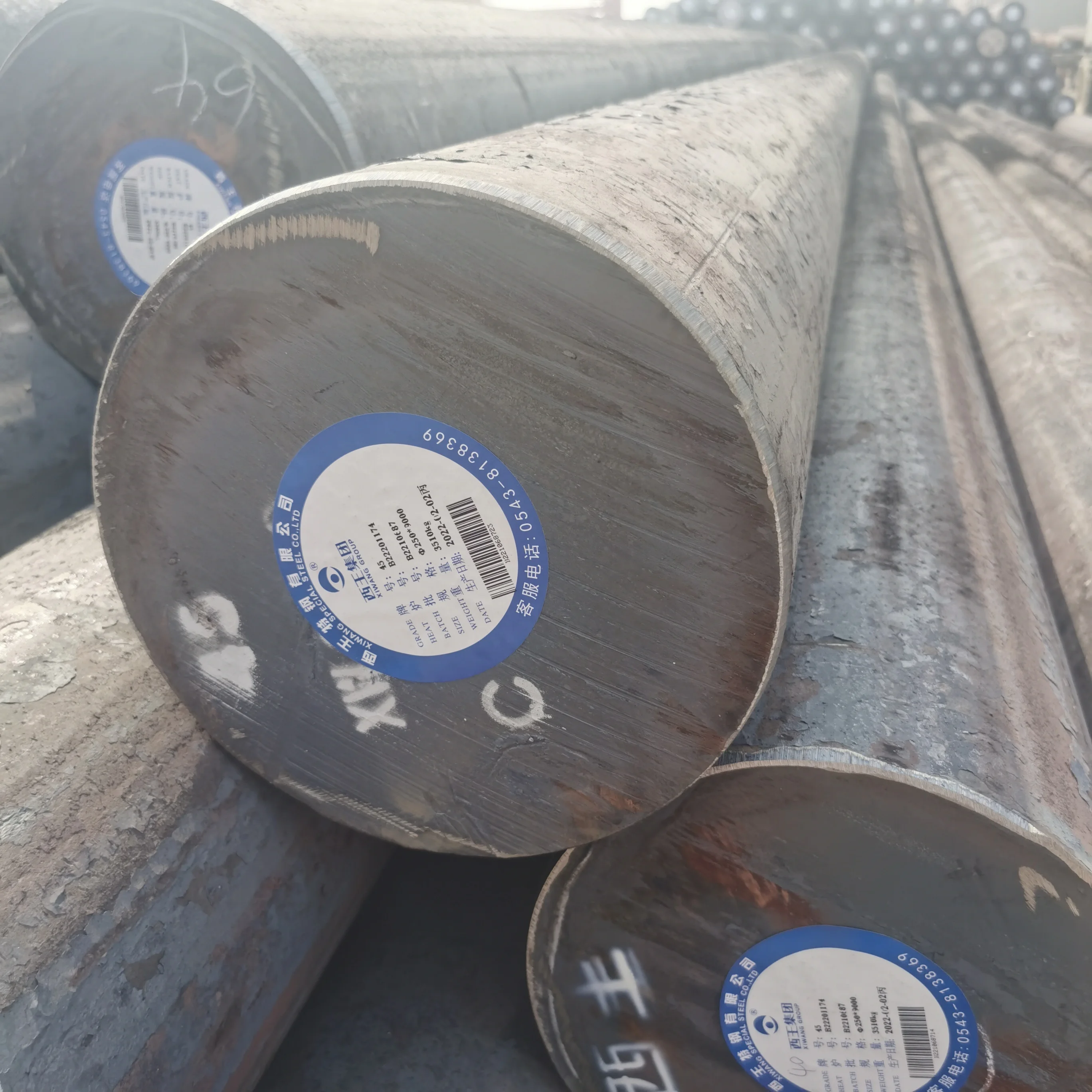 hot rolled 1045 s45c grade 60 s355j2 steel round bar