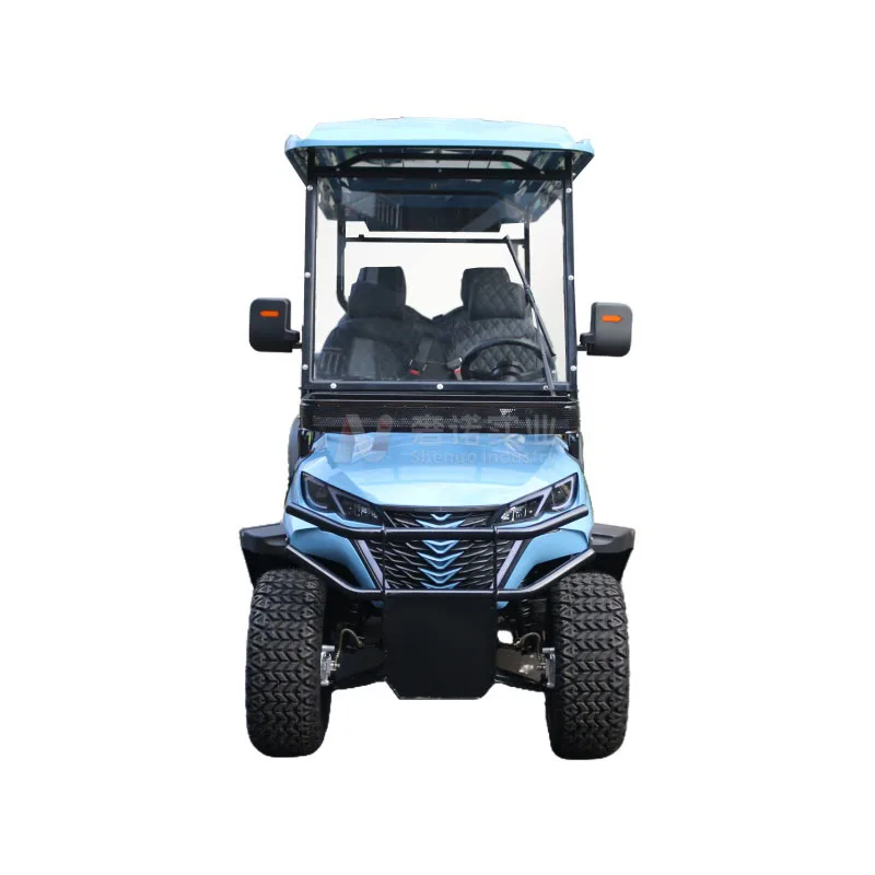48/60v Lithium Battery Ac Motor Electric Golf Cart 4+2 Seater Golf Electric Carts