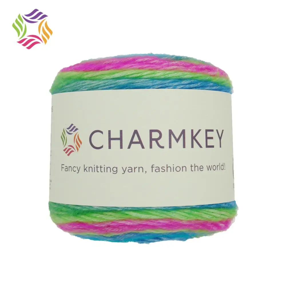 Charmkey Новинка мягкая хлопковая пряжа для детского торта ручного вязания