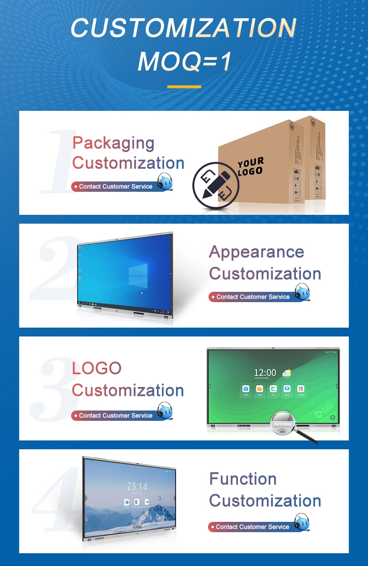 IFPD 75 86 98 100 inch dual touch smart interactive whiteboard samsung smart flat panel