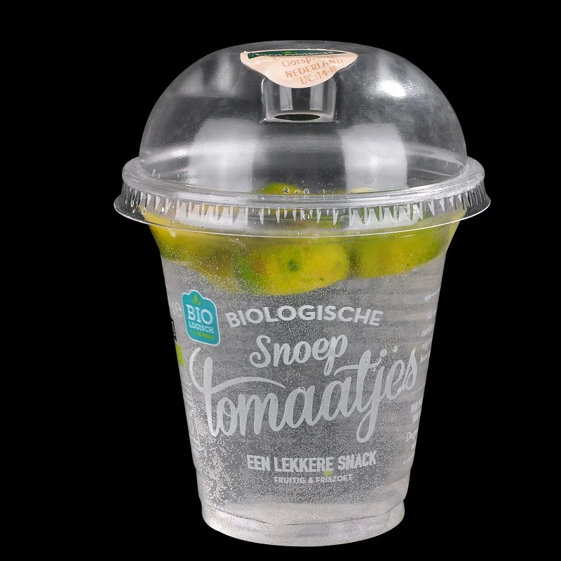 Eco-friendly PLA High Transparent disposable fruit cup