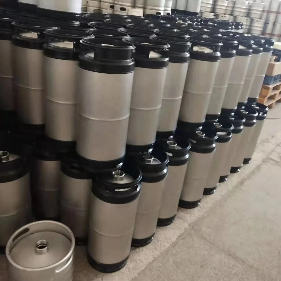 
304 stainless steel quarter half Kegs 1/6 barrel keg 20L with A or S fitting US barrel rubber handle US barrel 20L beer keg 