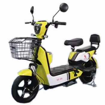 Two Wheels Bicycle 48v 350w E-bike Cheap Electric Motor Scooter Low Step Electric Bike For 2 Person made in China