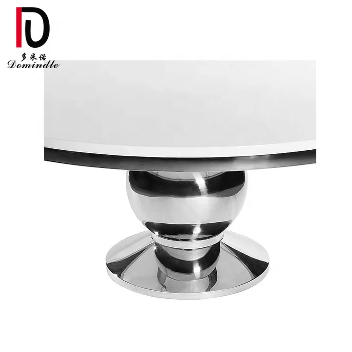 Hotel dining lobby room reception guests round black glass wedding table